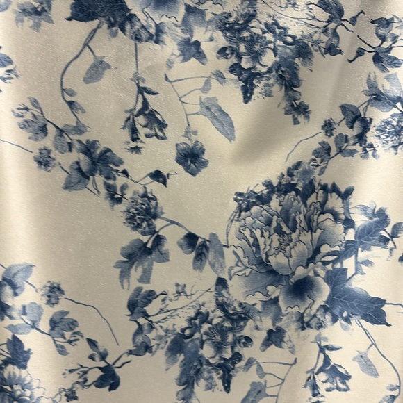 Strapless Floral Ruffle High-Low Gown Alfred Sung  Size 22 - Picture 4 of 5